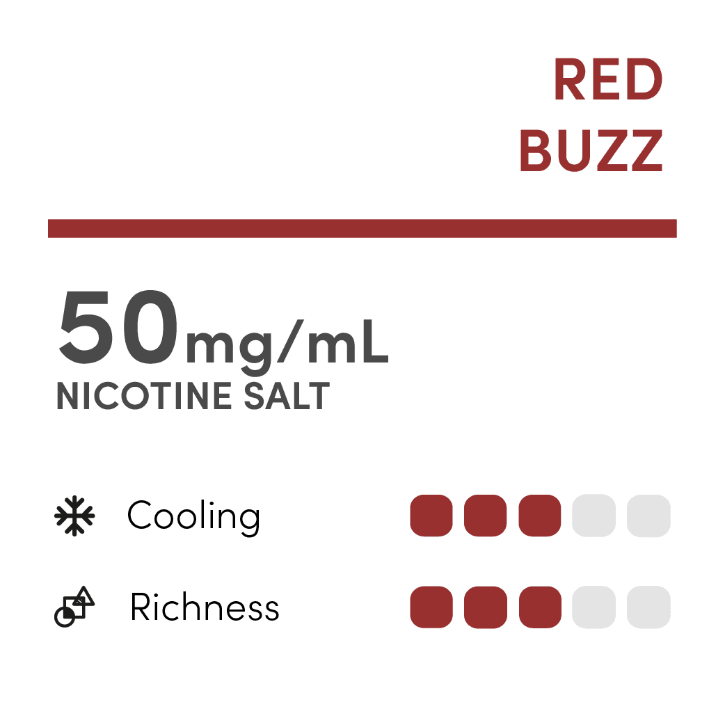 悦刻六代红牛 3% Red Buzz - Image 3